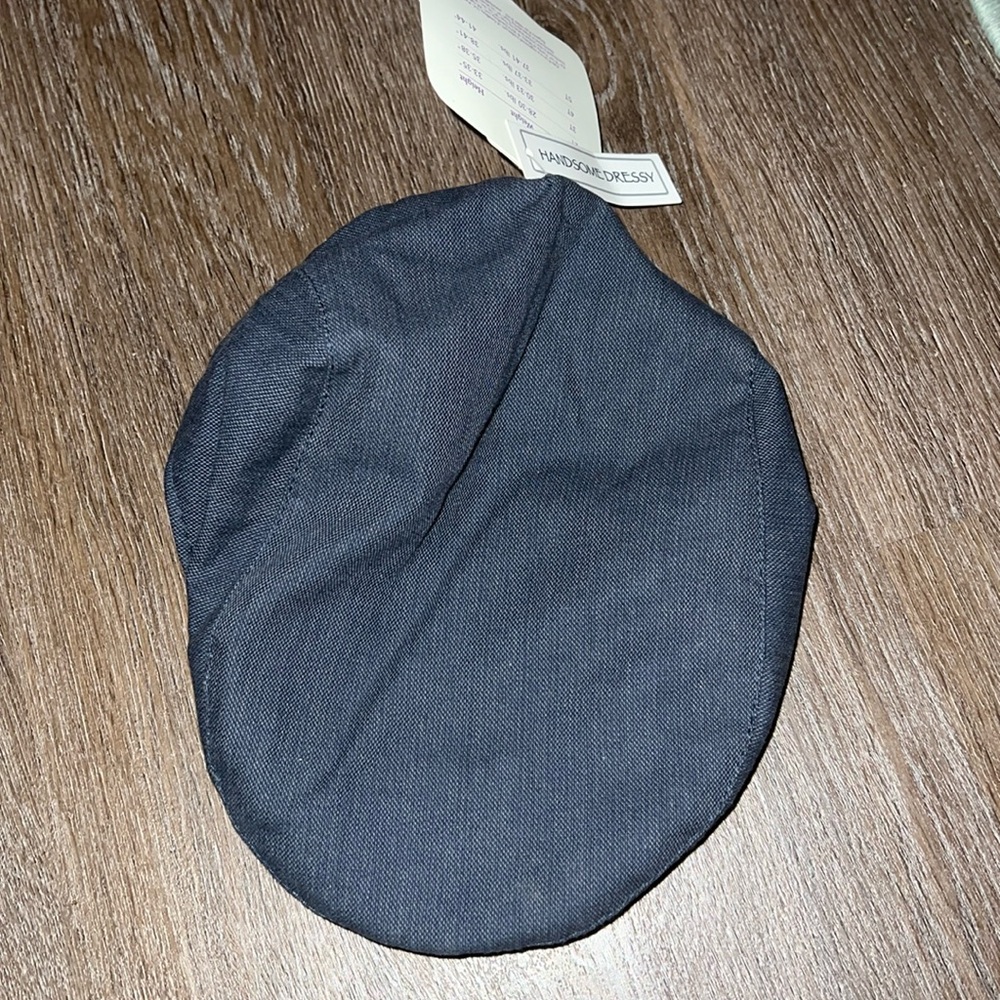 Dark grey toddler boys newsboy cap 2t NWT